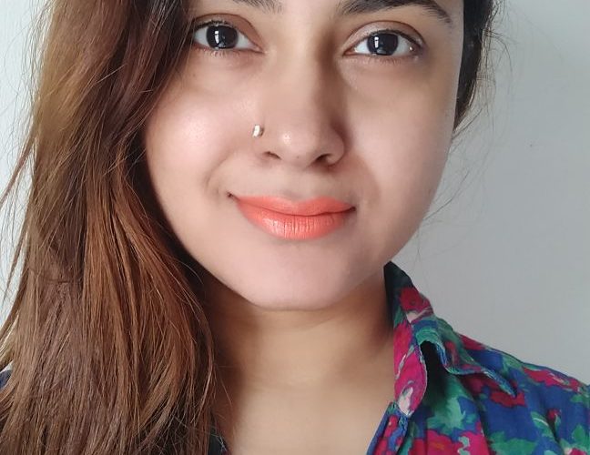 SAFFRON GOSSIP from LAKME 9 TO 5 PRIMER + MATTE